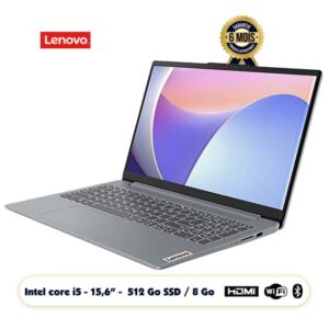 LAPTOP LENOVO IP SLIM3 14IAH CORE I5 12th 8Go RAM 512Go SSD 14″ bon prix en vente au Cameroun