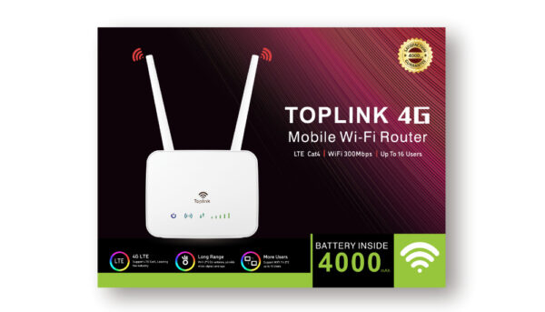 Routeur Toplink HW312 4G Mobile WIFI tous puces 1 Port WAN bon prix en vente